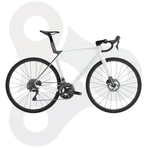 Trek Madone SL 5 Gen 8, Gloss Chrystal White | Matte Deep Smoke